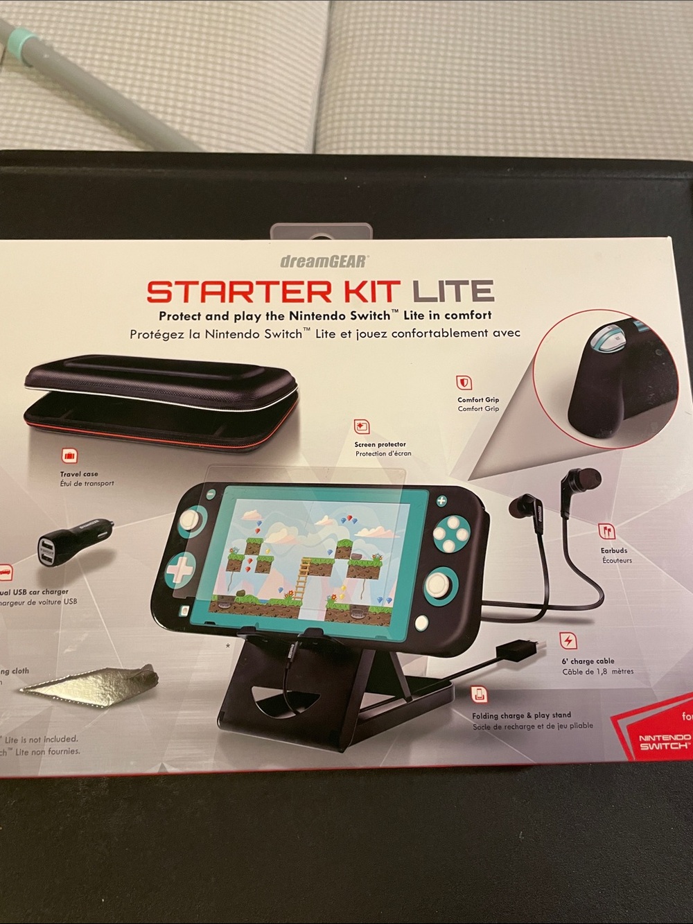 Nintendo Starter Kit Lite Case and Accessories - Black